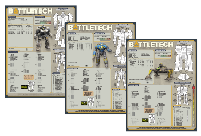 BattleTech: Premium Record Sheets - Mercenaries