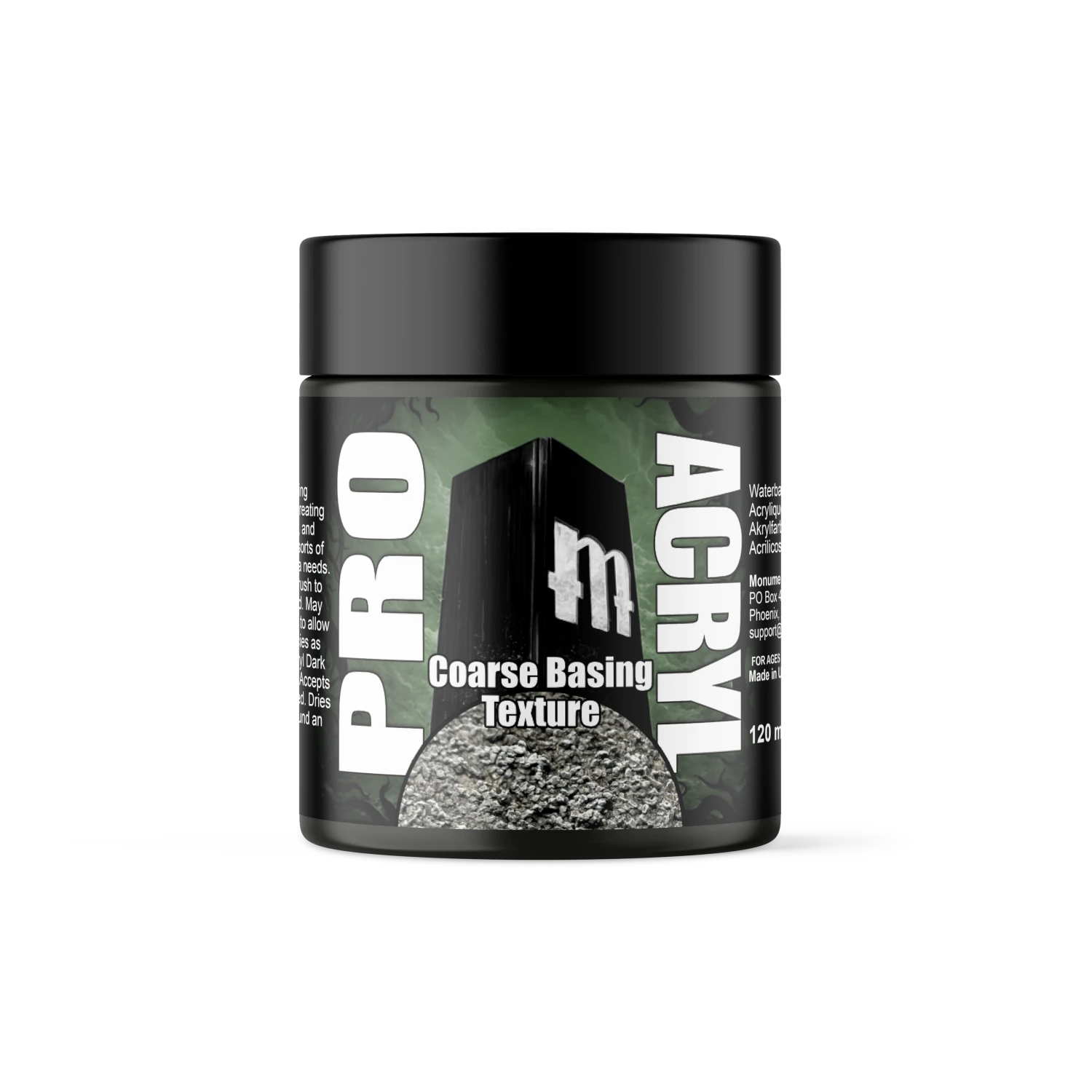 Pro Acryl Basing Textures - Grey Earth - COARSE 120ml