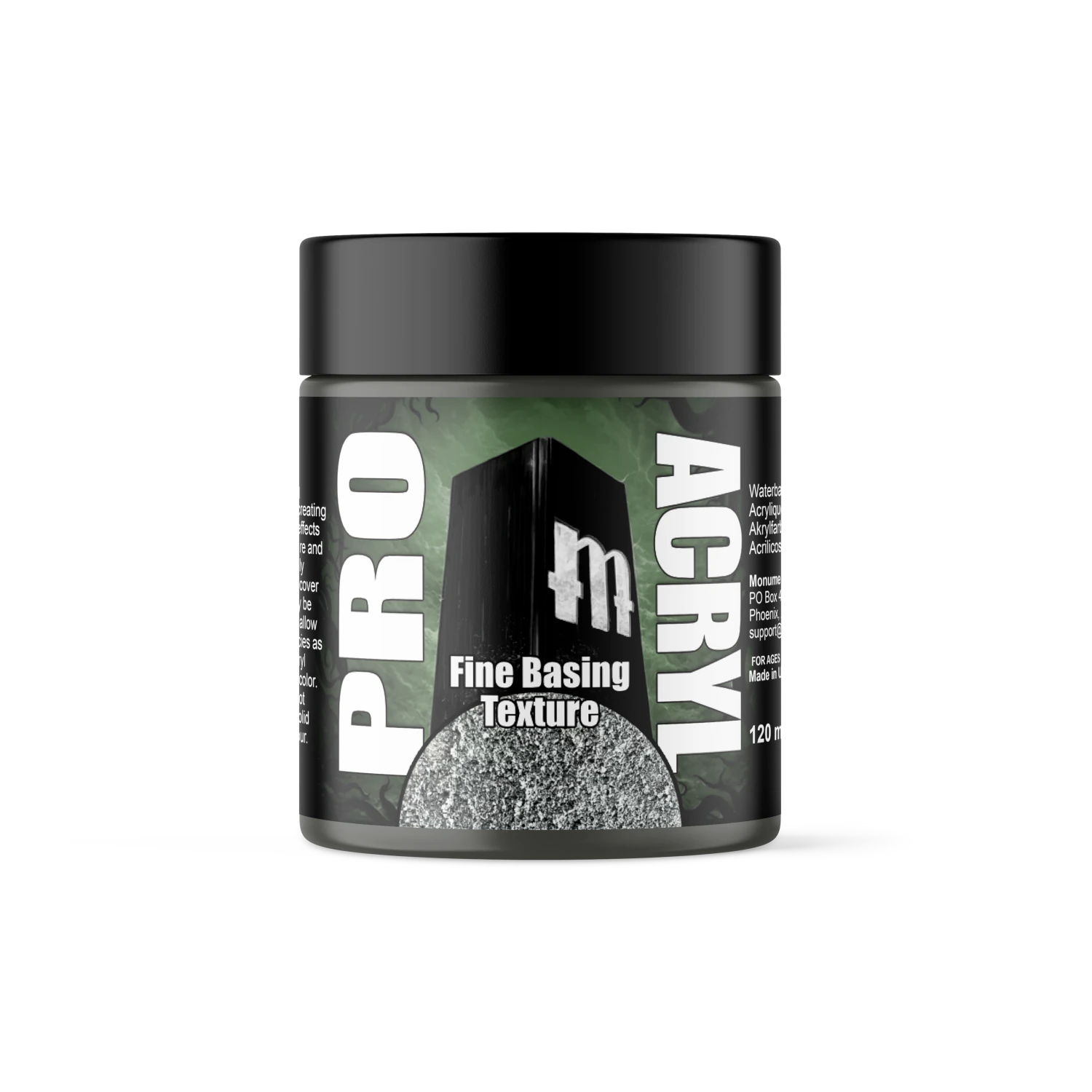 Pro Acryl Basing Textures - Grey Earth - FINE 120ml