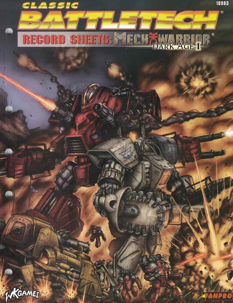 Classic Battletech: Record Sheets - MechWarrior Dark Age I – Aries ...