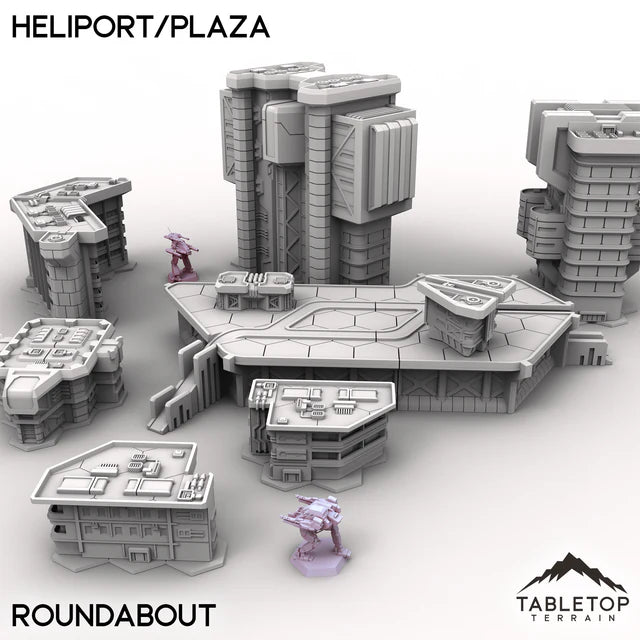 HEXTECH Heliport / Plaza - City Map Pack