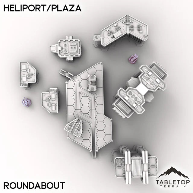 HEXTECH Heliport / Plaza - City Map Pack