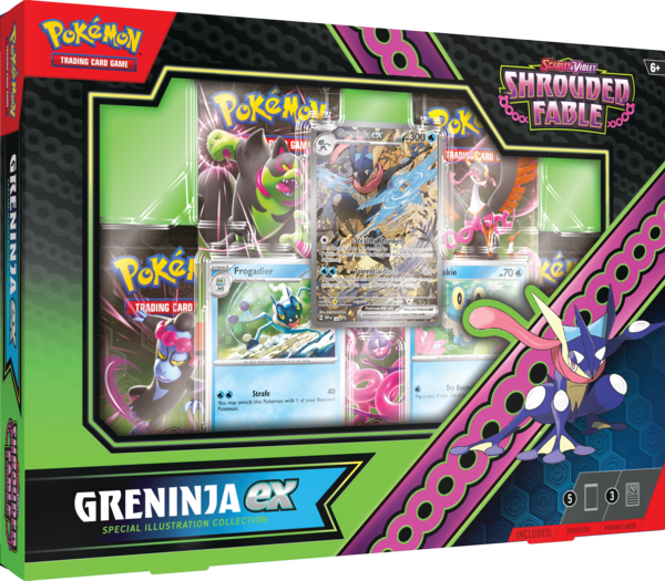 Scarlet & Violet - Shrouded Fable Kingdra ex / Greninja ex Special Illustration Collection