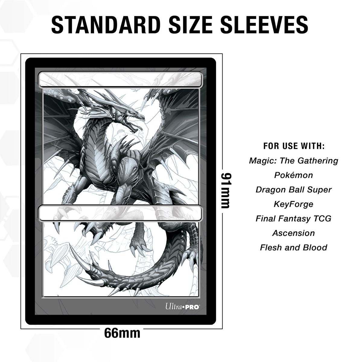 PRO-Matte ECLIPSE® Standard DECK PROTECTOR® Sleeves (100ct)