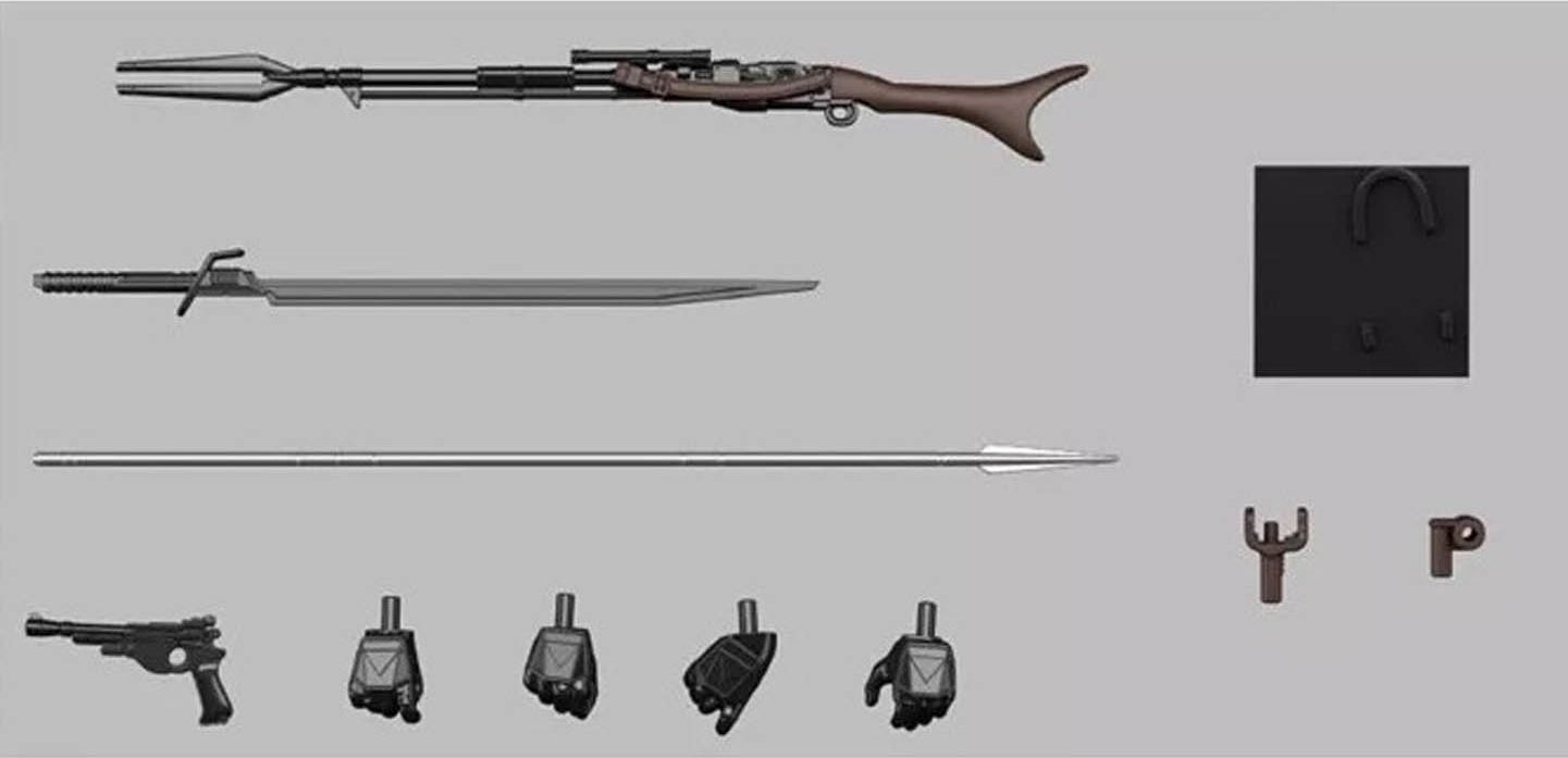 Star Wars Character Line - The Mandalorian (Beskar Armor) Silver Coating Ver. 1/12 Model Kit