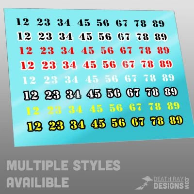 Stencil Numbers
