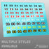 Stencil Numbers