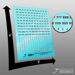 Stencil Numbers