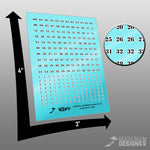 Stencil Numbers