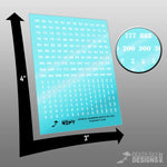 Stencil Numbers