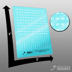 Stencil Numbers