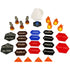 Advanced Mecha Combat Token Set Compatible with BattleTech Classic, Multi-Color (29)