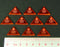 Torso Twist Tokens, Fluorescent Amber (10)