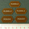 Mecha Combat Double-Sided Rubble/Rough Tokens, Brown (5)