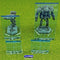 Practical Line of Sight Marker Set Compatible with BattleTech, Transparent Light Blue (4)