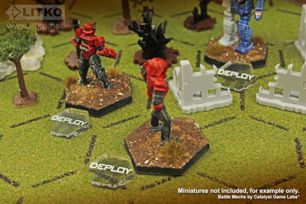 Premium Printed Mecha Deployment Tokens (10)