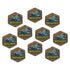 Premium Printed Mecha Battlefield Terrain Rough Ground Tokens (10)