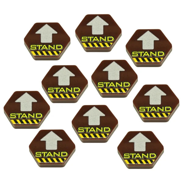 Premium Printed Mecha Stand Position Tokens (10)