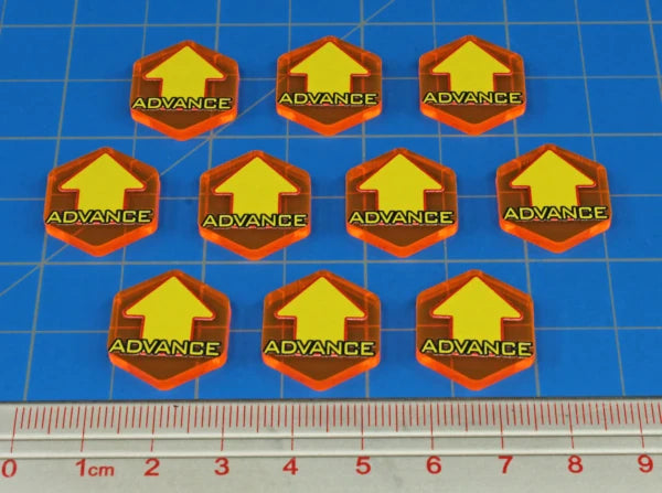 Premium Printed Mecha Advance Tokens (10)