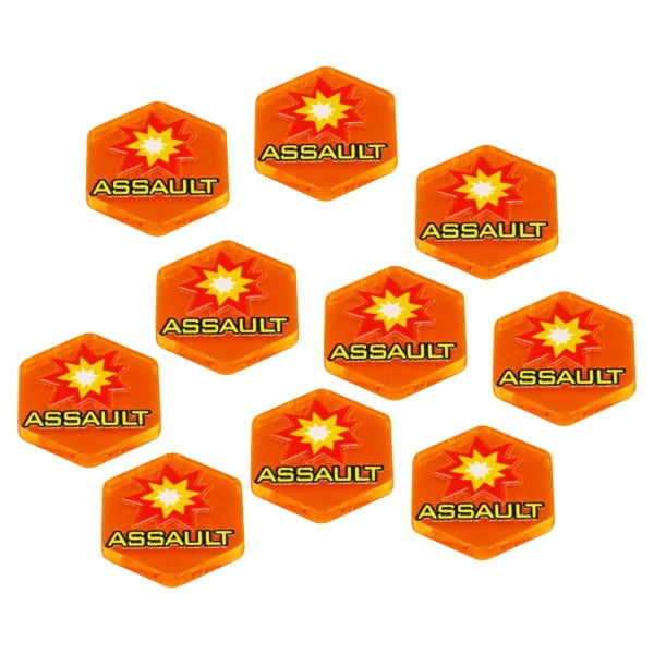 Premium Printed Mecha Assault Tokens (10)