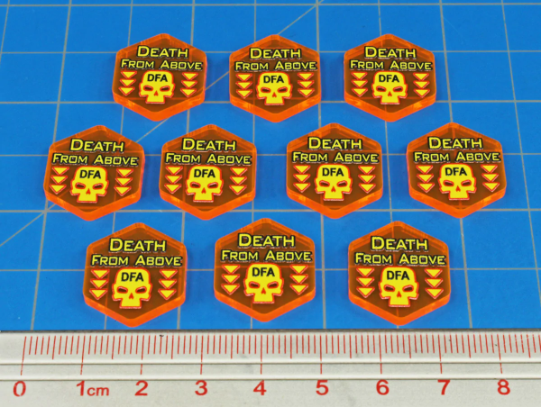 Premium Printed Mecha Death From Above Tokens (10)