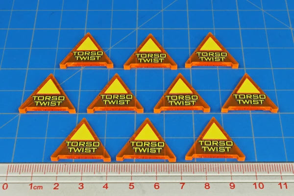 Premium Printed Mecha Torso Twist Tokens (10)