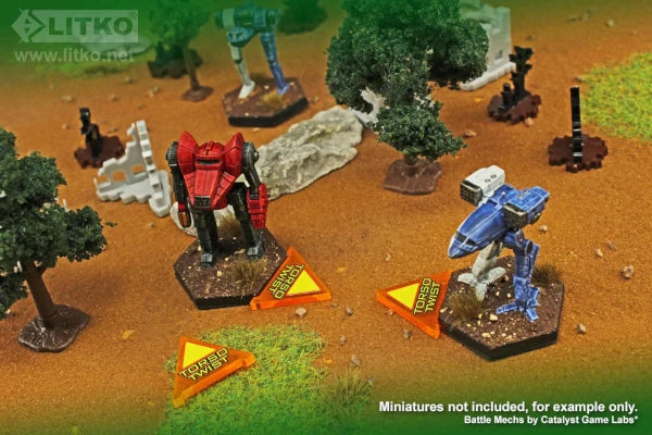 Premium Printed Mecha Torso Twist Tokens (10)