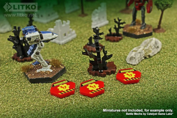 Premium Printed Mecha Immobilized Tokens (10)