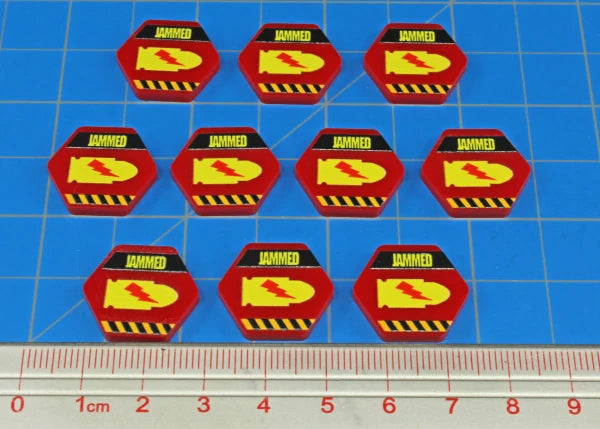 Premium Printed Mecha Weapon Jammed Tokens (10)
