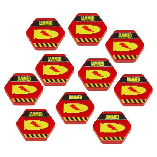 Premium Printed Mecha Weapon Jammed Tokens (10)