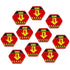 Premium Printed Mecha Knocked Down Tokens (10)