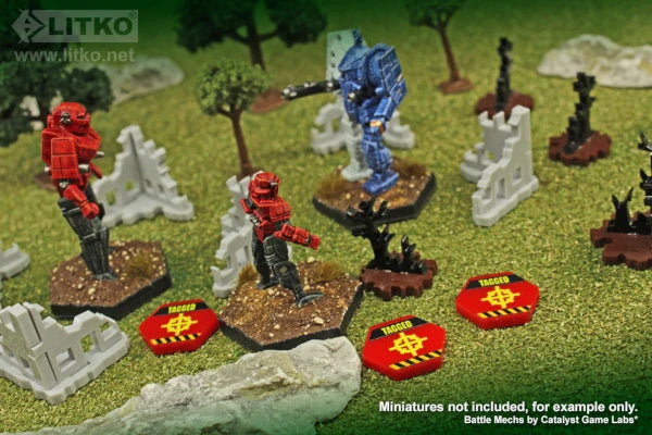 Premium Printed Mecha Tagged Tokens (10)