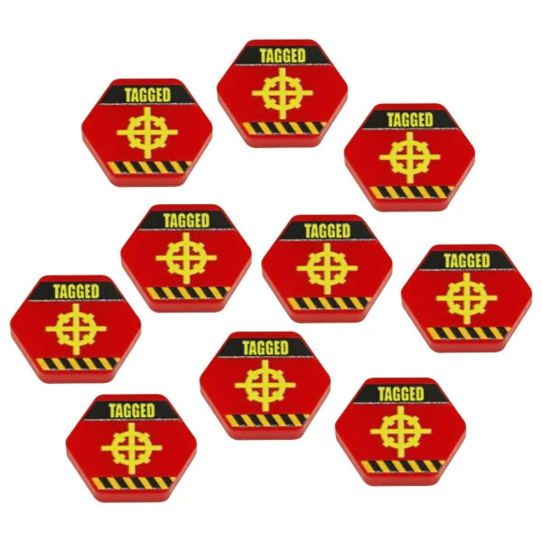 Premium Printed Mecha Tagged Tokens (10)