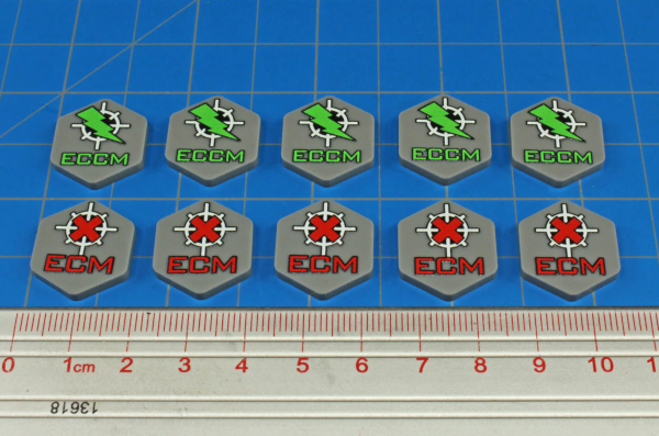 Premium Printed Mecha Electronic Countermeasures Token Set (10)