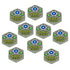 Premium Printed Mecha NOVA Combined Electronic Warfare System Tokens (10)