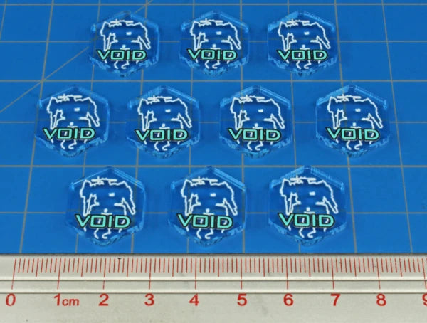 Premium Printed Mecha Void Signature System Tokens (10)