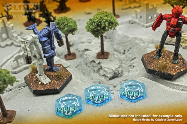 Premium Printed Mecha Null Signature System Tokens (10)