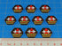Premium Printed Mecha Sprint Movement Tokens (10)