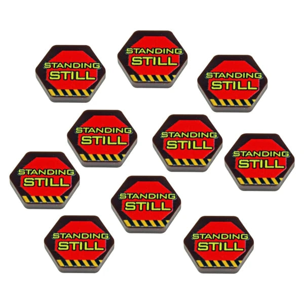 Premium Printed Mecha Standing Still Position Tokens (10)
