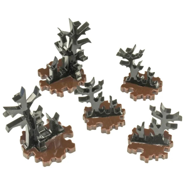 Blasted Trees Terrain Markers, Micro-Scale (5)