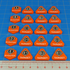 Premium Printed Multi-Target Token Set Compatible with BattleTech (20)