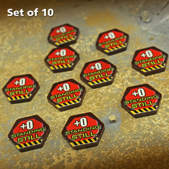 Premium Printed Standing Still +0 Movement Tokens (10)