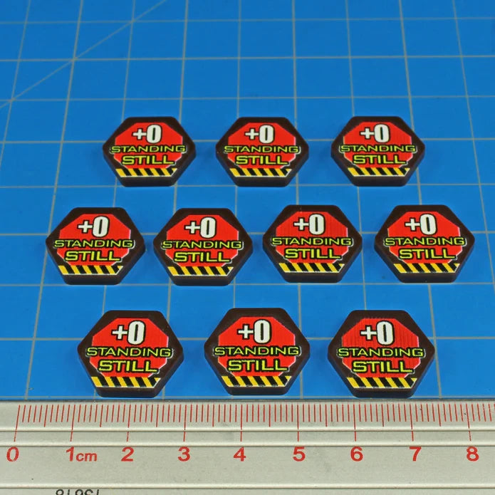 Premium Printed Standing Still +0 Movement Tokens (10)