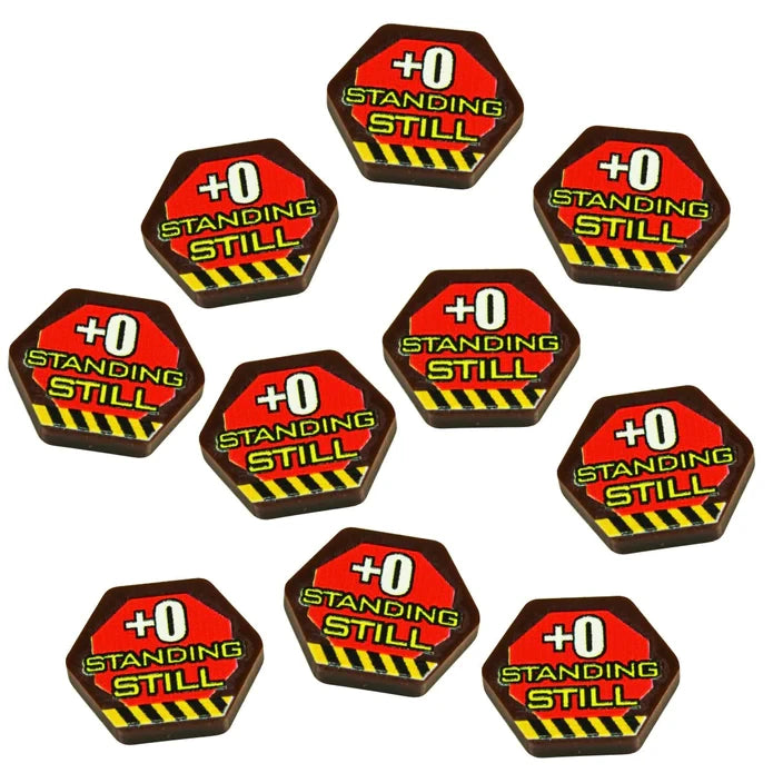 Premium Printed Standing Still +0 Movement Tokens (10)