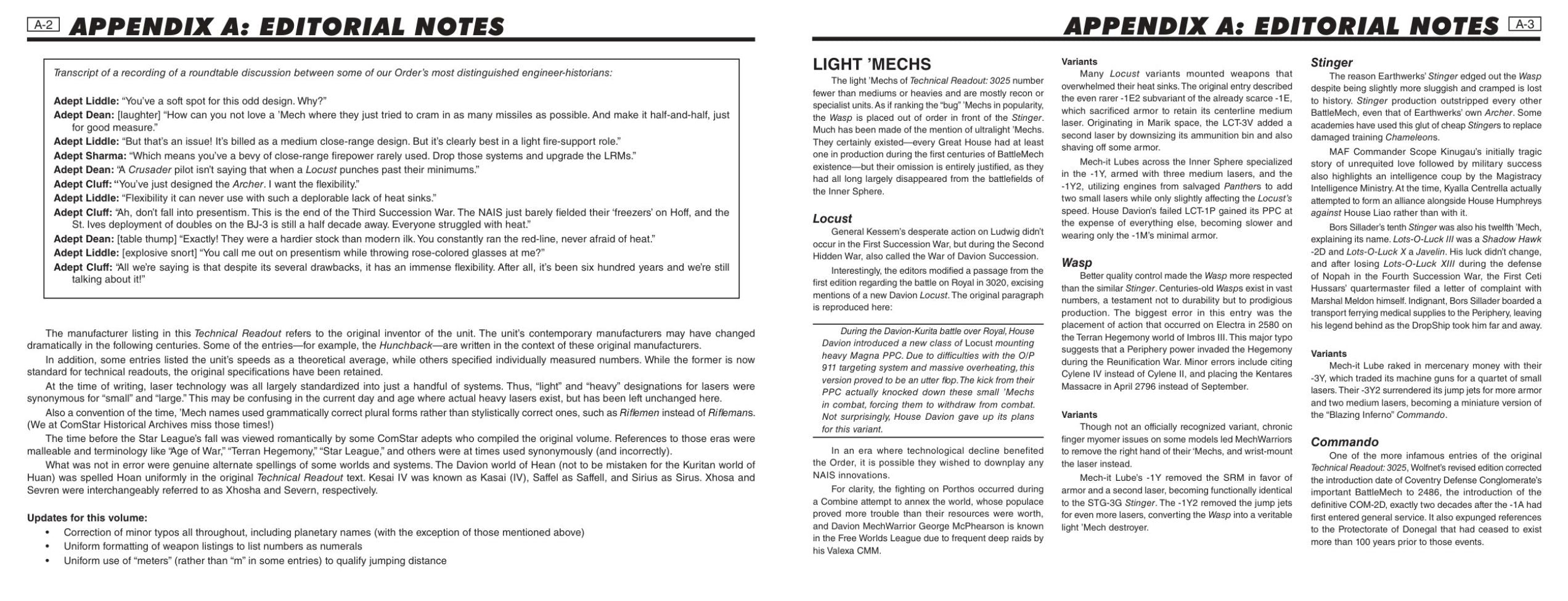BattleTech Technical Readout: 3025: Centennial Commemorative Edition