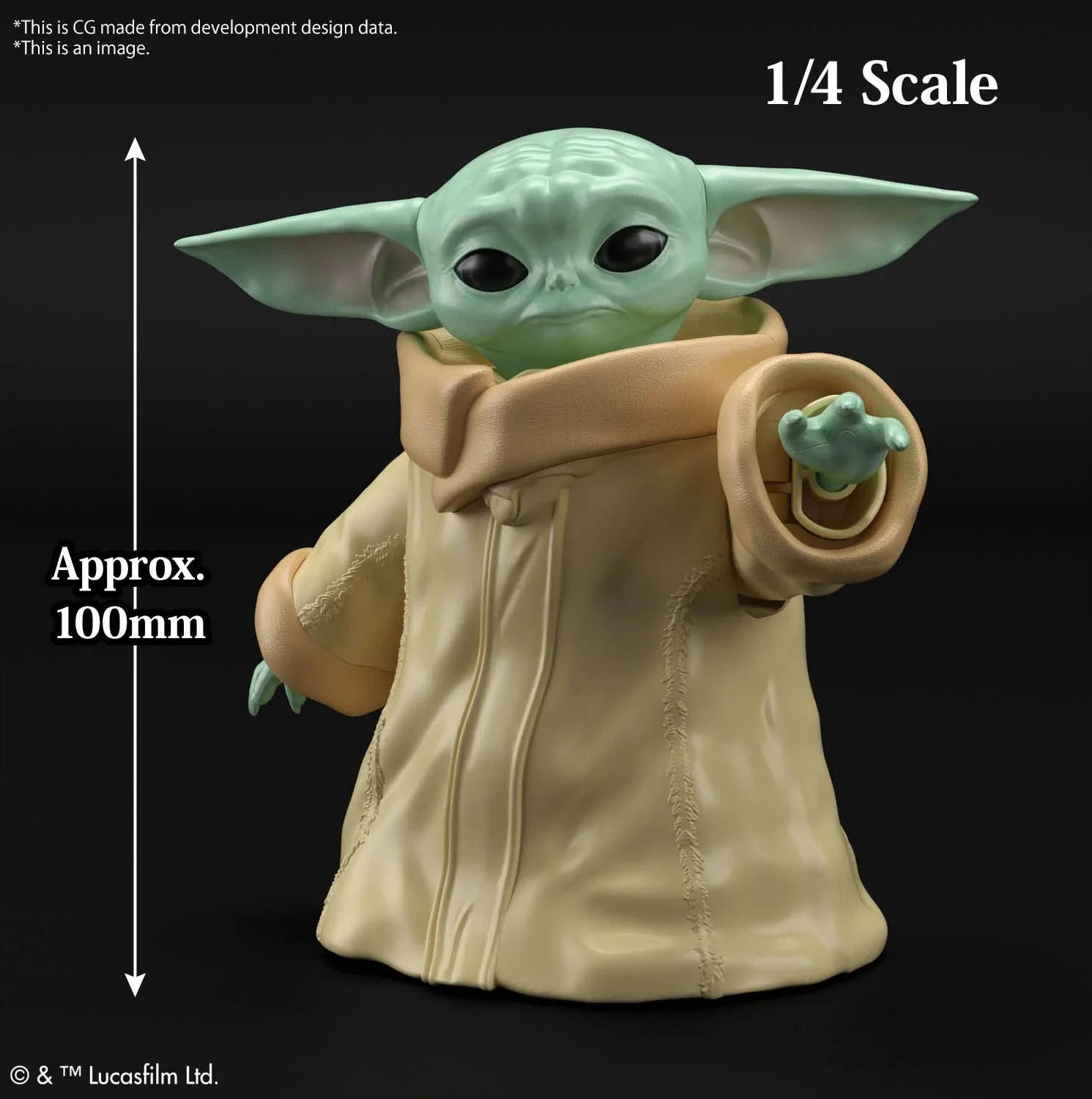 The Mandalorian - Grogu 1/4 Model Kit