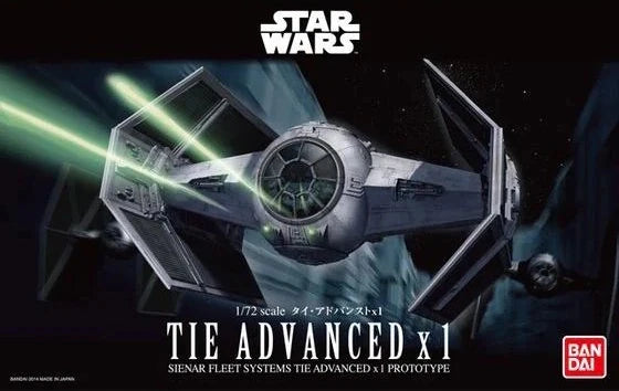 Tie Advanced x1 1/72 Star Wars