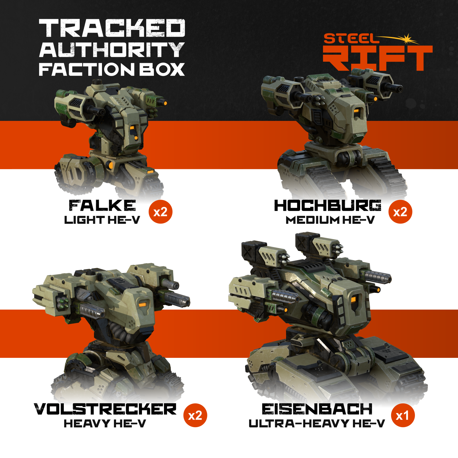 Tracked Authority Faction Box