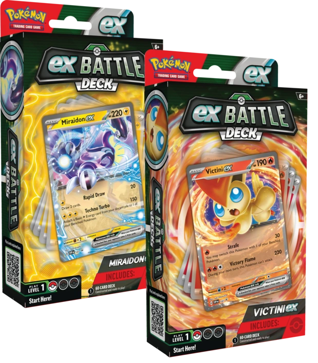 Victini ex or Miraidon ex Battle Deck