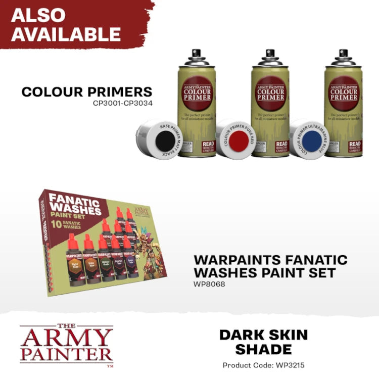 Warpaints Fanatic: Wash - Dark Skin Shade